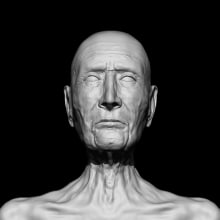 Old man. 3D projeto de Abel Veiga - 05.12.2012