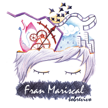CD_ Fran Mariscal - Sobrevivo. Traditional illustration, Music, and Graphic Design project by Belén Gorjón - 07.13.2013