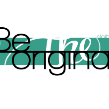 Be the Original. Design, Ilustração tradicional, e Fotografia projeto de David Quintana del Rey - 25.01.2014