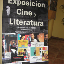 Exposición Cine y Literatura. Un proyecto de Cine, vídeo, televisión y Diseño gráfico de Montse M.M. - 26.01.2014