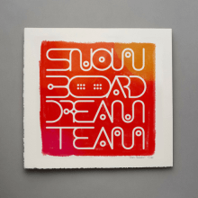 SNOWBOARD DREAMTEAM. Un proyecto de Ilustración tradicional, Dirección de arte y Diseño gráfico de Antón Veríssimo - 27.01.2014