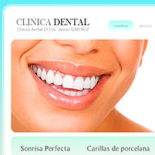 Clínica Dental. Diseño Web. Design, and Programming project by Alex - 03.23.2013