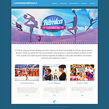 Gimnasia Rítmica. Sitio Web . Design, Programming & IT project by Alex - 07.19.2012