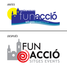 Cambio de cara de Fun-Acció. Un proyecto de Eventos y Diseño gráfico de Magda Noguera - 27.01.2014