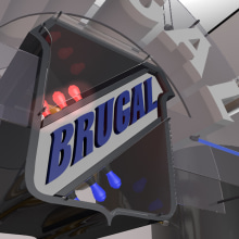 Ron Brugal 3D. Un proyecto de 3D, Br, ing e Identidad y Gestión del diseño de Eduardo Pérez Borrachero - 28.01.2014