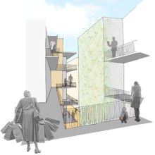 30 Lofts para el Casco Histórico de Zaragoza (Proyectos VII). Un proyecto de Arquitectura de Fernando Lobato García - 31.10.2014