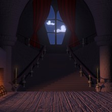 Interior castell Gòtic / Gothic castle inside. Un proyecto de 3D y Animación de Joan Enric Muñoz - 30.01.2014