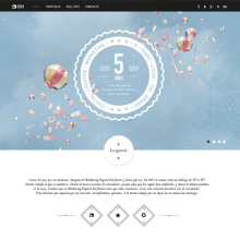D01 New Site. Un progetto di UX / UI, Direzione artistica e Web design di Julián Pascual - 01.02.2014