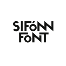 Sifonn Font. Design gráfico, e Tipografia projeto de Rafa Goicoechea - 09.10.2013
