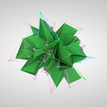 Low Poly Reduction. Motion Graphics, 3D, and Animation project by Pablo Briones - 02.03.2014