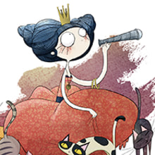En Off. Ilustração tradicional, e Design de personagens projeto de Núria Aparicio Marcos - 03.02.2014