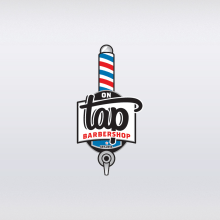 On Tap Barbershop. Traditional illustration, Br, ing, Identit, and Graphic Design project by Marco Rodriguez - 02.10.2014