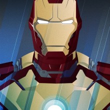 Iron Man · Mark XLII. Ilustração tradicional, e Design gráfico projeto de Javier Vera Lainez - 11.02.2014