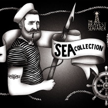 The Sea Collection. Ilustração tradicional projeto de Borja Espasa - 11.02.2014
