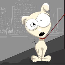 Dog -illustrator-. Design, e Design de personagens projeto de Laura de la Cruz Martínez - 11.02.2014