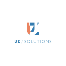 Logo UZ Solutions . Un proyecto de Diseño, Br, ing e Identidad y Diseño gráfico de Maria Navarro - 12.02.2014