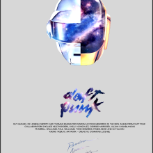 Daft Punk . Graphic Design project by Shur_cobain - 07.12.2013
