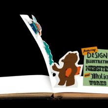 Pop-Up Animated Book. Traditional illustration, Animation, and Character Design project by Raoul Sabin - 02.16.2014
