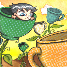 El niño lechuza ( Cuento ilustrado). Un proyecto de Ilustración tradicional de Laure ilustraciones - 16.02.2014