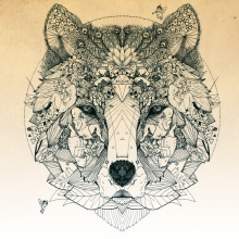 animal de poder. Traditional illustration project by Fátima Menchén - 02.17.2014