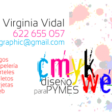 Tarjetas de Visita. Design gráfico projeto de Virginia Vidal Fernández - 17.02.2014