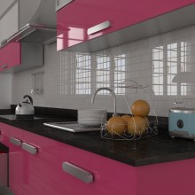 Cocina retro. 3D project by Issa Lima  - 04.19.2013