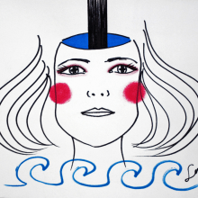 Makeup mix. Ilustração tradicional projeto de Sara Castellote - 19.02.2014