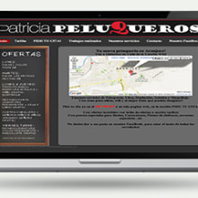 Patricia peluqueros. Design, Informática, e Desenvolvimento Web projeto de Daniel Cardeña Pulido - 19.02.2014