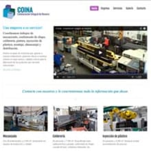 www.coina.info. Design gráfico, e Web Design projeto de Javier Suescun - 19.02.2014