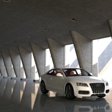 3D audi  A5. Design, 3D, and Automotive Design project by Joaquin Lamarca Oliveira - 09.09.2012