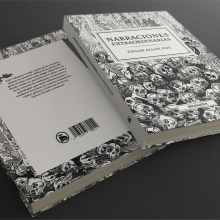 E. A. Poe / Narraciones Extraordinarias. Direção de arte, Design editorial, e Design gráfico projeto de Valeria Ruiz-Schulze - 20.02.2014