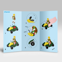 Instrucciones Playmobil. Un proyecto de Diseño y Diseño gráfico de Anna Alcón - 10.11.2013