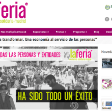 Plan de comunicación de la I Feria de Economía Solidaria de Madrid. Curadoria, Eventos, e Marketing projeto de Punto Abierto - 23.06.2013