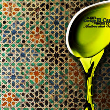 Gráfica para el aceite Cortijo el canal.. Advertising, and Art Direction project by Maribel Fernádez Guijarro - 02.23.2014