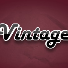 Logo Vintage. Motion Graphics, e 3D projeto de renerene - 23.02.2014