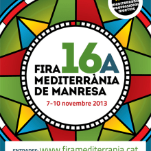 16a Fira Mediterrània de Manresa. Un proyecto de Dirección de arte, Br, ing e Identidad y Diseño gráfico de lluís bertrans bufí - 04.06.2013