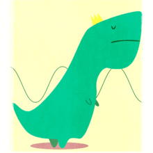 Animación Tiranosaurio Rex. Un proyecto de Ilustración tradicional de Sergio Casado González - 26.02.2014