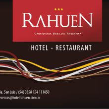 Menú Hotel Rahuen - Carpintería - San Luis. Un projet de Design graphique de German Girardi - 26.06.2013