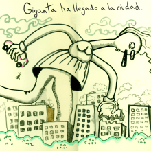 Giganta. Artes plásticas projeto de Salva Insa - 04.03.2014