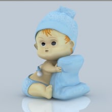 Bebé. 3D projeto de Yordany Ovalle Muñoz - 06.03.2014