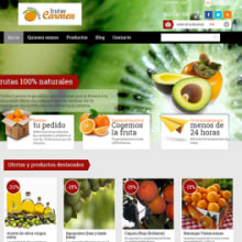 Frutas Carmen. Web Development project by Alex Peris - 10.19.2013