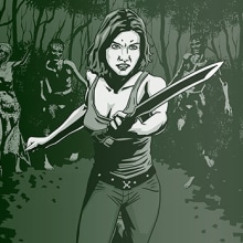 The Walking Dead. Ilustração tradicional projeto de Gregorio Emilio Gómez-Cambronero Baeza - 28.02.2013