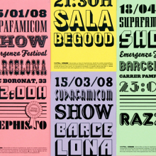 Supafamicom Posters. Direção de arte, e Design gráfico projeto de Jordi Matosas - 09.03.2012