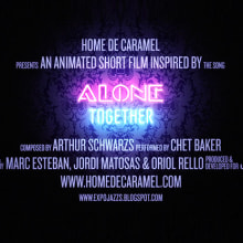 Alone Together. Animação, Direção de arte, Design gráfico, e Tipografia projeto de Jordi Matosas - 09.03.2012
