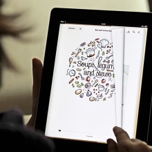 Comer Bien a Diario eBook. Un proyecto de Ilustración tradicional, Diseño editorial y Diseño Web de Jimena Catalina Gayo - 15.03.2013