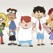 Personajes - Character Design. Projekt z dziedziny Trad, c i jna ilustracja użytkownika Héctor Sánchez - 28.02.2014