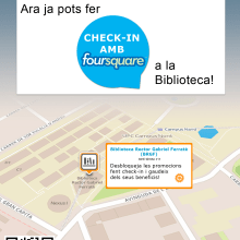 Find us on Foursquare!. Graphic Design project by Oscar Domingo - 01.24.2011