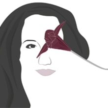 Cuento Ilustrado de apoyo a las mujeres discapacitadas (fragmento). Ilustração tradicional, e Design editorial projeto de Natalia Martín - 13.03.2014