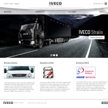 WEB SITE - IVECO. Projekt z dziedziny Design, Web design, Tworzenie stron internetow i ch użytkownika Luis Miguel Pittol Mendoza - 15.03.2014
