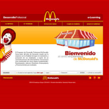 E-LEARNING MCDONALDS. Projekt z dziedziny Design, Web design, Tworzenie stron internetow i ch użytkownika Luis Miguel Pittol Mendoza - 15.03.2014